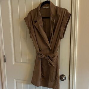 Abercrombie & Fitch Tan Mini Dress